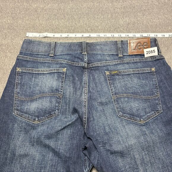 Lee Extreeme Motion Mens Jeans 28x30 Blue Slim Straight  (Measures 34x34) - Picture 9 of 10